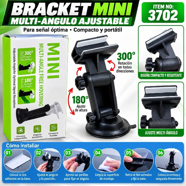 &ua SOPORTE STARLINK MINI PARA AUTO (3702)